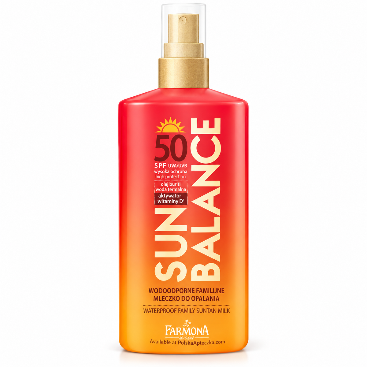 Farmona Sun Balance Family Water-Resistant Sun Lotion SPF 50, 150 ml / Sun Balance Family – Wodoodporne mleczko do opalania SPF 50, 150 ml