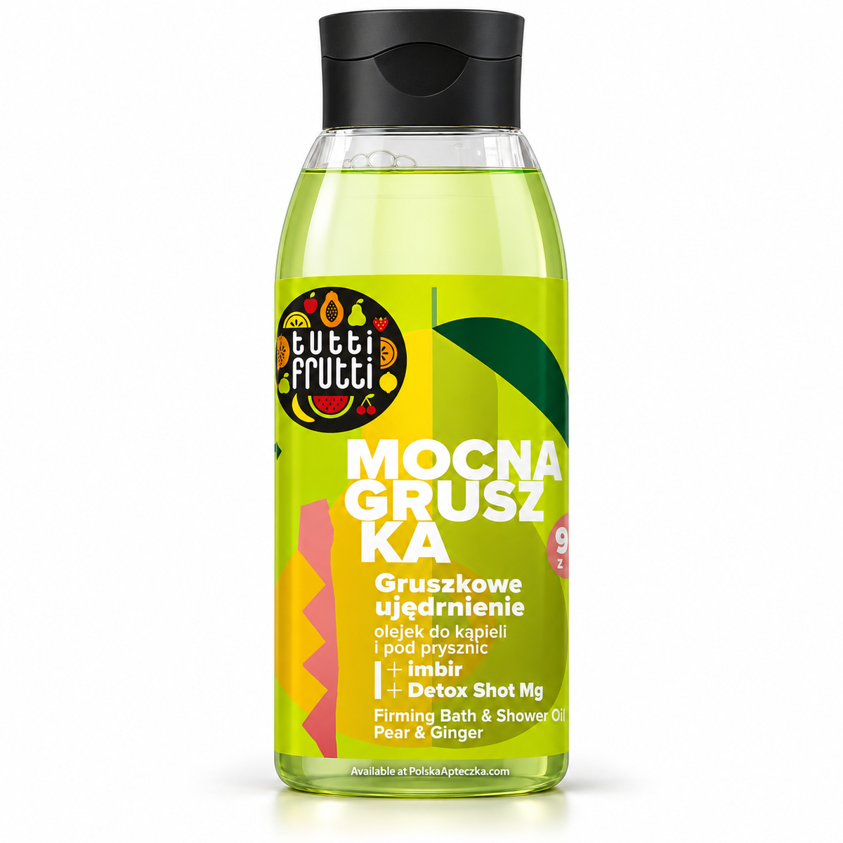 Farmona Tutti Frutti Pear & Ginger Firming Bath & Shower Oil, 400 ml / Gruszka i imbir – Ujędrniający olejek do kąpieli i pod prysznic, 400 ml