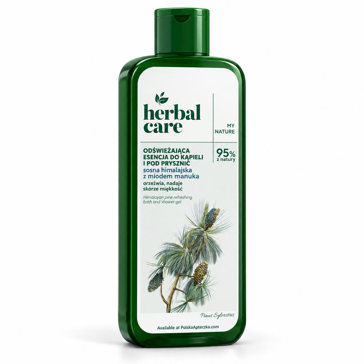 Farmona Herbal Care Himalayan Pine Refreshing Bath & Shower Gel, 400 ml / Sosna himalajska – Odświeżający płyn do kąpieli i pod prysznic, 400 ml