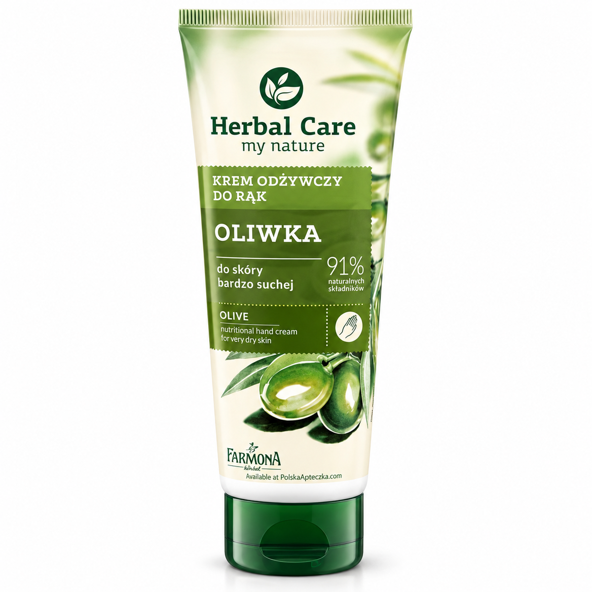 Farmona Herbal Care Olive Nourishing Hand & Nail Cream, 100 ml / Oliwka – Odżywczy krem do rąk i paznokci, 100 ml