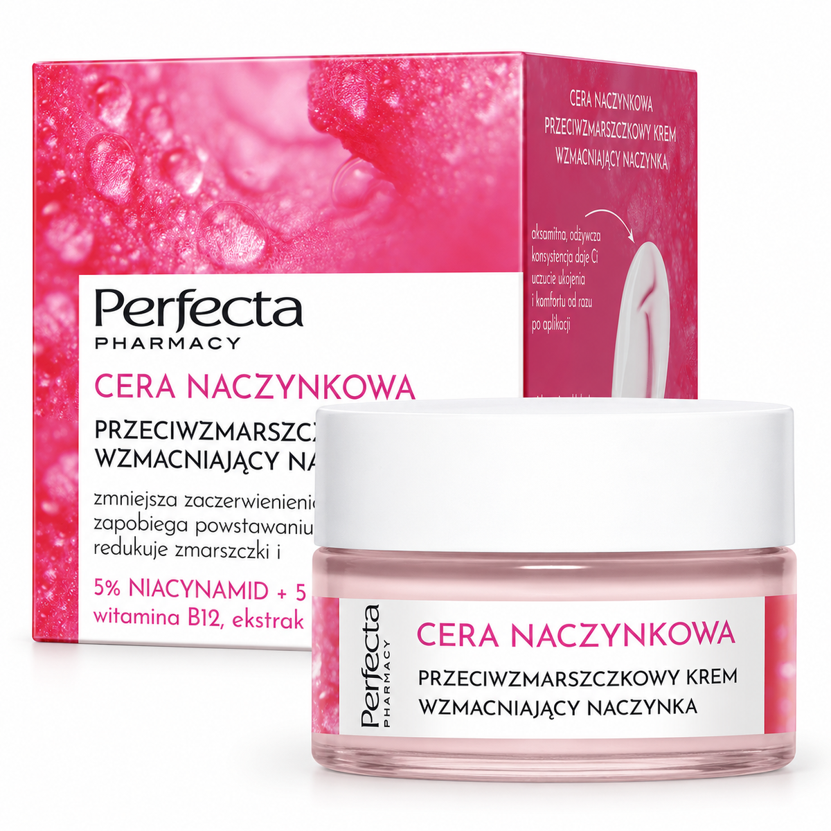 Perfecta Redness-Prone Skin Anti-Wrinkle Face Cream 50 ml | Perfecta Cera Naczynkowa Krem przeciwzmarszczkowy 50 ml