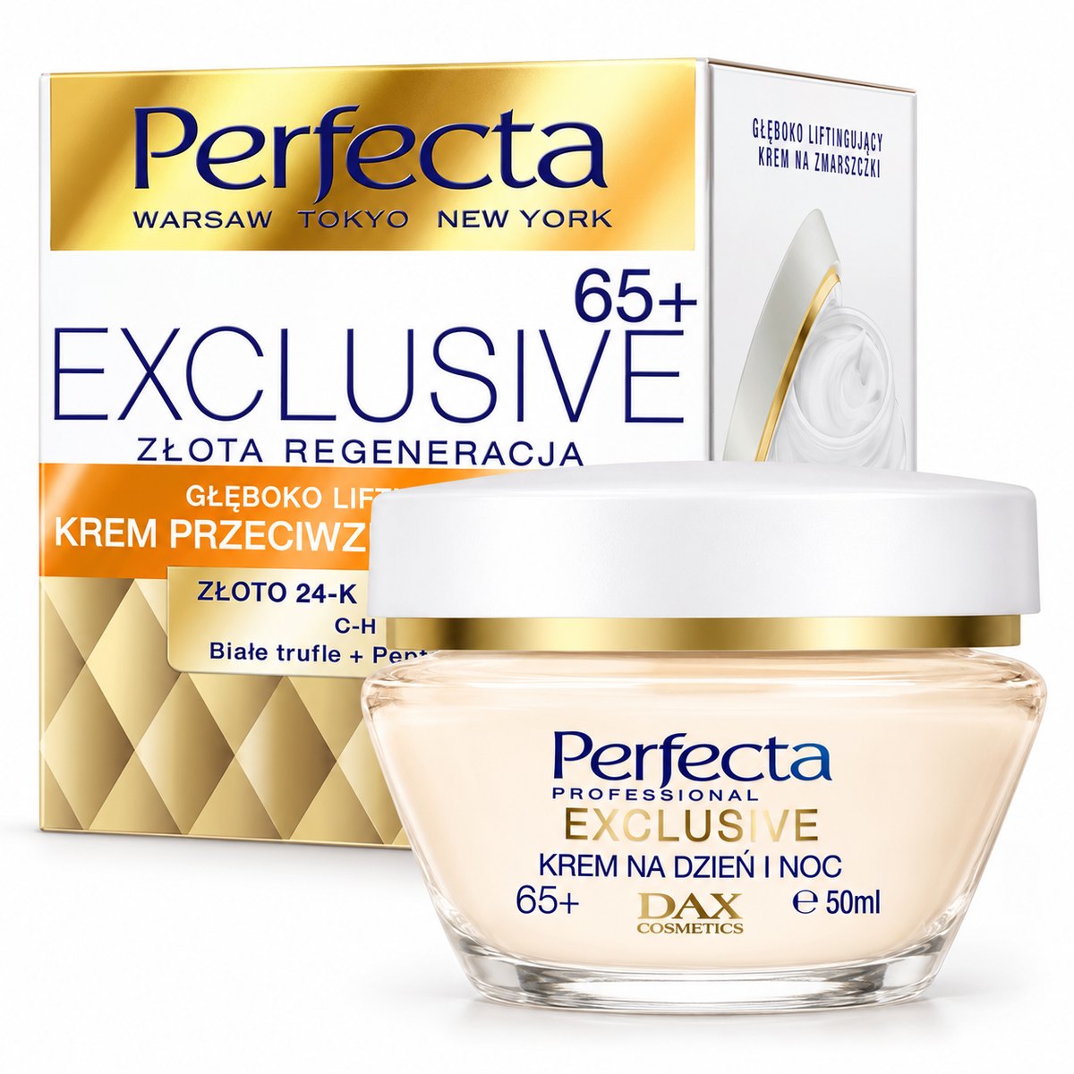 Perfecta Exclusive 65+ Lifting Day & Night Cream 50 ml | Perfecta Exclusive 65+ Krem liftingujący na dzień i noc 50 ml