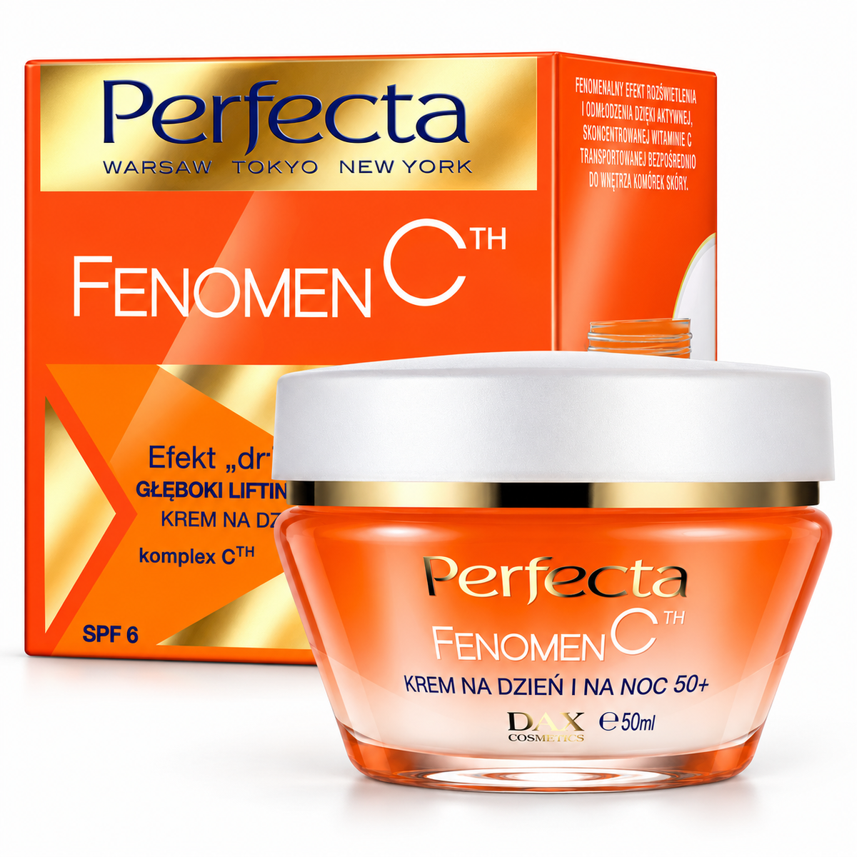 Perfecta Fenomen C TH 50+ Firming Day & Night Cream 50 ml | Perfecta Fenomen C TH 50+ Krem ujędrniający na dzień i noc 50 ml