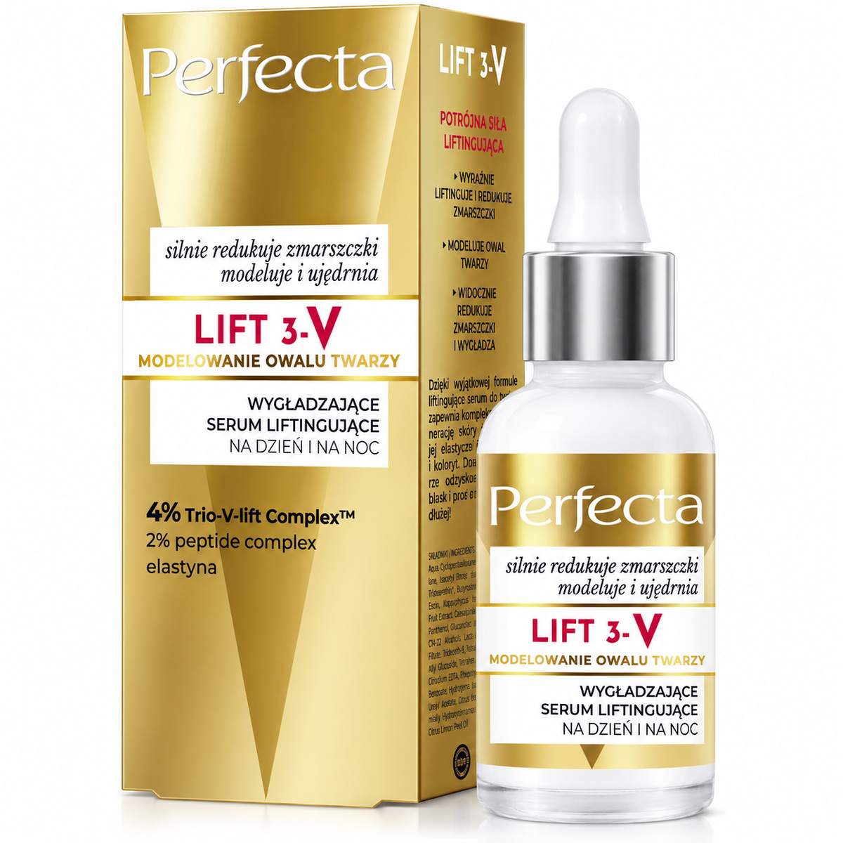 Perfecta Lift 3-V Firming Face Serum 30 ml | Perfecta Lift 3-V Serum liftingujące do twarzy 30 ml