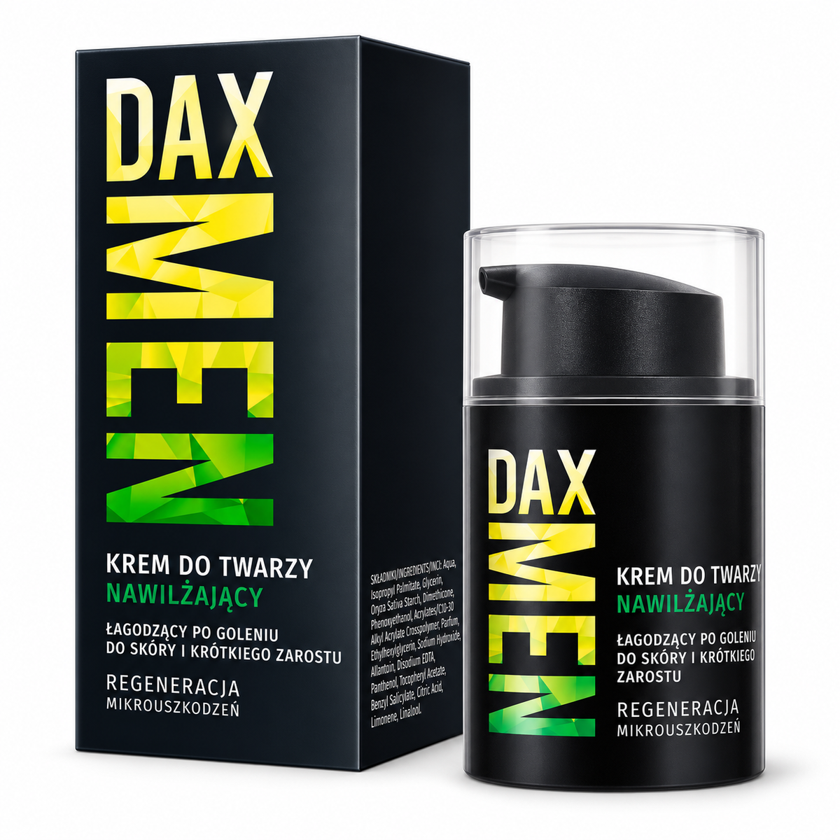 DAX Men Hydrating & Soothing Face Cream 50 ml | DAX Men Nawilżający krem do twarzy łagodzący po goleniu 50 ml