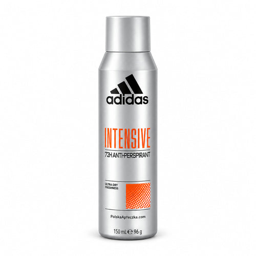 Intensive Men's Antiperspirant Spray, 150 ml – Adidas / Intensive Antyperspirant w sprayu dla mężczyzn, 150 ml – Adidas