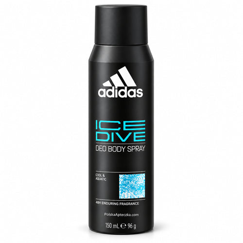 Ice Dive Men's Deodorant Body Spray, 150 ml – Adidas / Ice Dive Dezodorant w sprayu dla mężczyzn, 150 ml – Adidas
