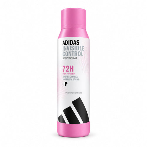Invisible Control Women's Antiperspirant Spray, 150 ml – Adidas / Invisible Control Antyperspirant w sprayu dla kobiet, 150 ml – Adidas