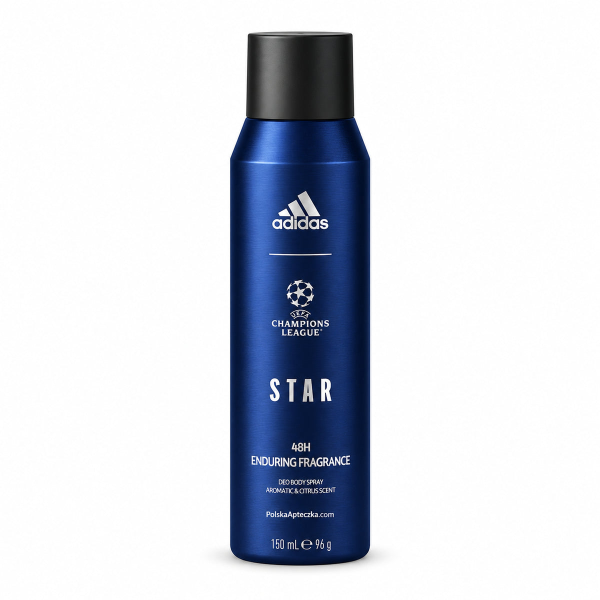 UEFA Champions League Star Men's Deodorant Body Spray, 150 ml – Adidas / UEFA Champions League Star Dezodorant w sprayu dla mężczyzn, 150 ml – Adidas