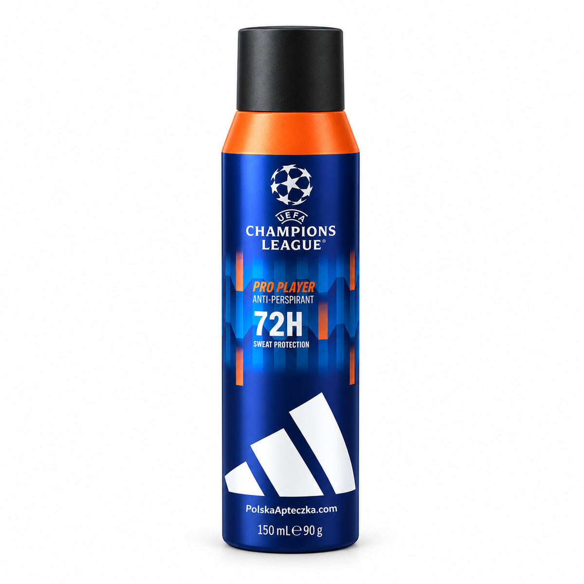 UEFA Champions League Pro Player Men's Antiperspirant Spray, 150 ml – Adidas / UEFA Champions League Pro Player Antyperspirant w sprayu dla mężczyzn, 150 ml – Adidas
