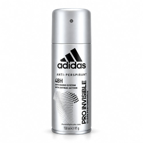 Pro Invisible Men's Antiperspirant Spray, 150 ml – Adidas / Pro Invisible Antyperspirant w sprayu dla mężczyzn, 150 ml – Adidas