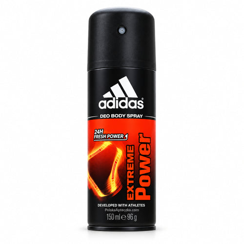 Extreme Power Men's Deodorant Body Spray, 150 ml – Adidas / Extreme Power Dezodorant w sprayu dla mężczyzn, 150 ml – Adidas