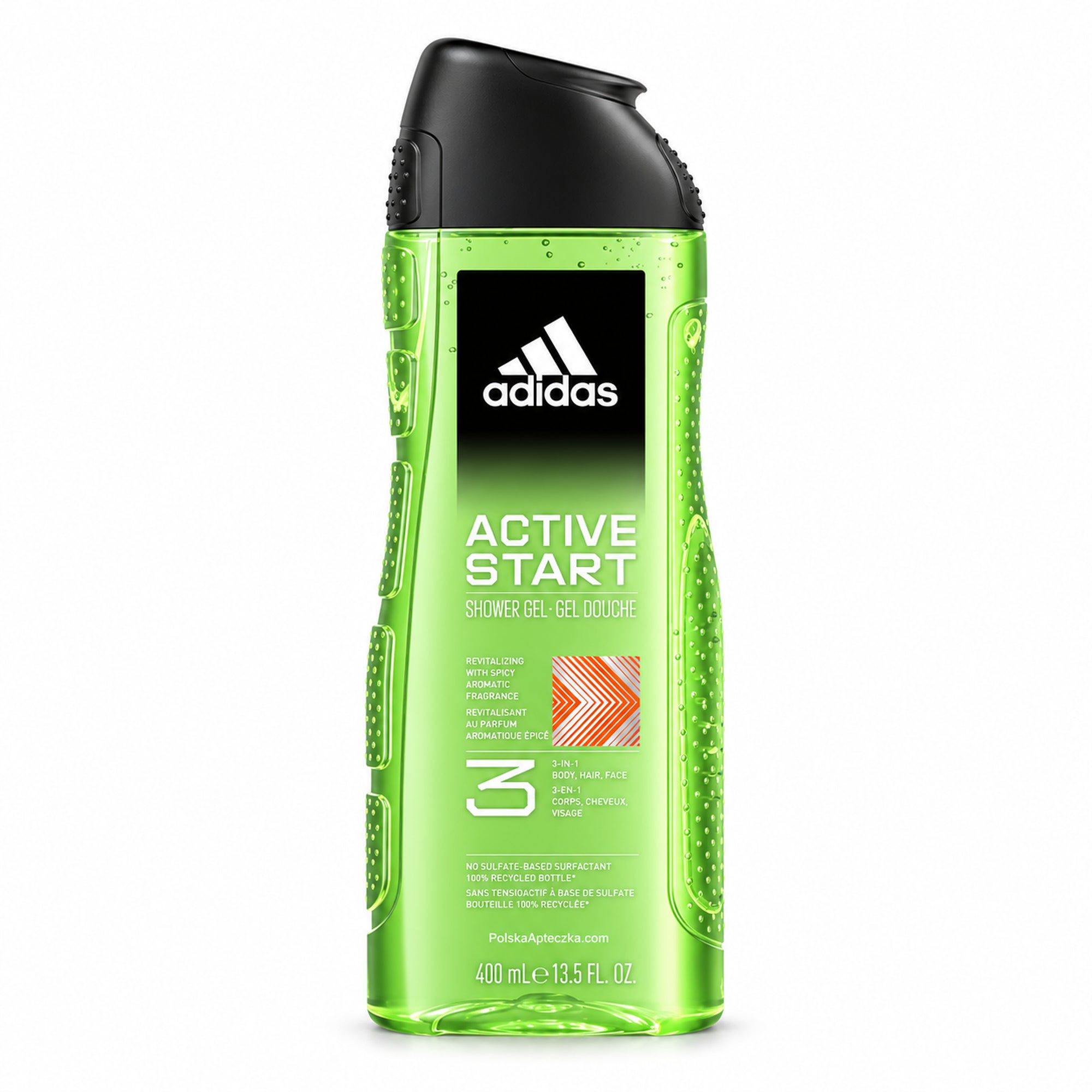 Active Start Men's 3-in-1 Shower Gel 400 ml | Adidas – Apteczka
