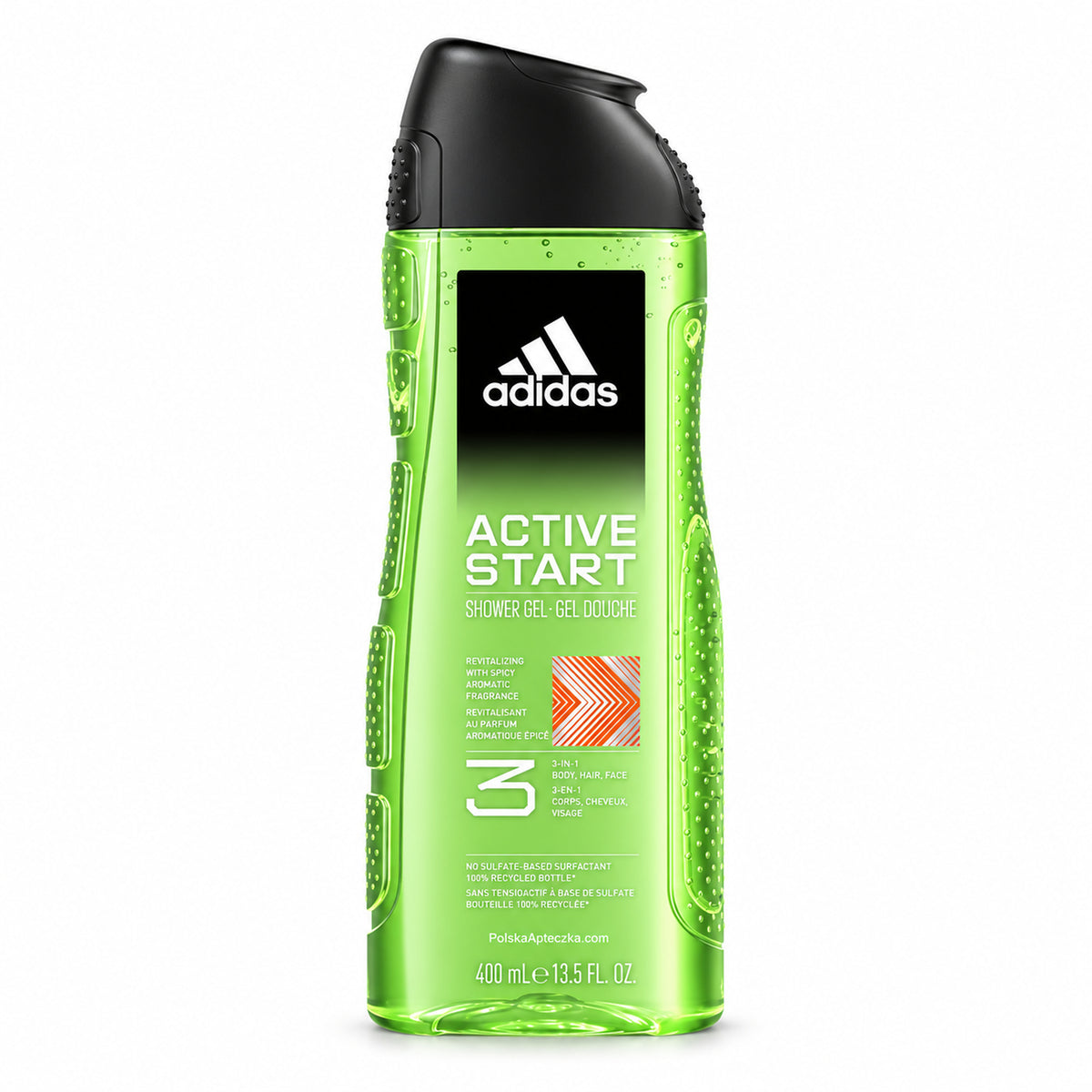 Active Start Men's 3-in-1 Shower Gel, 400 ml – Adidas / Active Start Żel pod prysznic 3w1 dla mężczyzn, 400 ml – Adidas