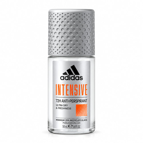 Intensive Men's Roll-On Antiperspirant, 50 ml – Adidas / Intensive Antyperspirant w kulce dla mężczyzn, 50 ml – Adidas