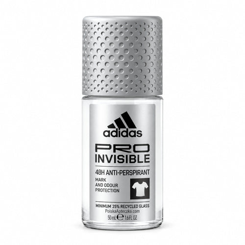Pro Invisible Men's Roll-On Antiperspirant, 50 ml – Adidas / Pro Invisible Antyperspirant w kulce dla mężczyzn, 50 ml – Adidas