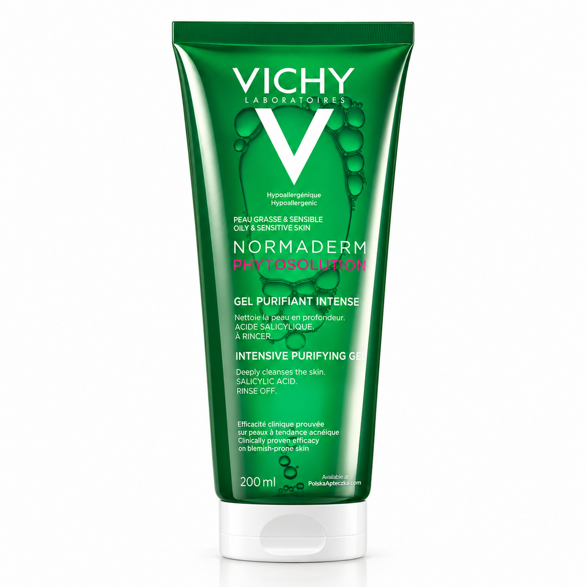 Normaderm Phytosolution Purifying Cleansing Gel 200 ml - Vichy – product on a white background