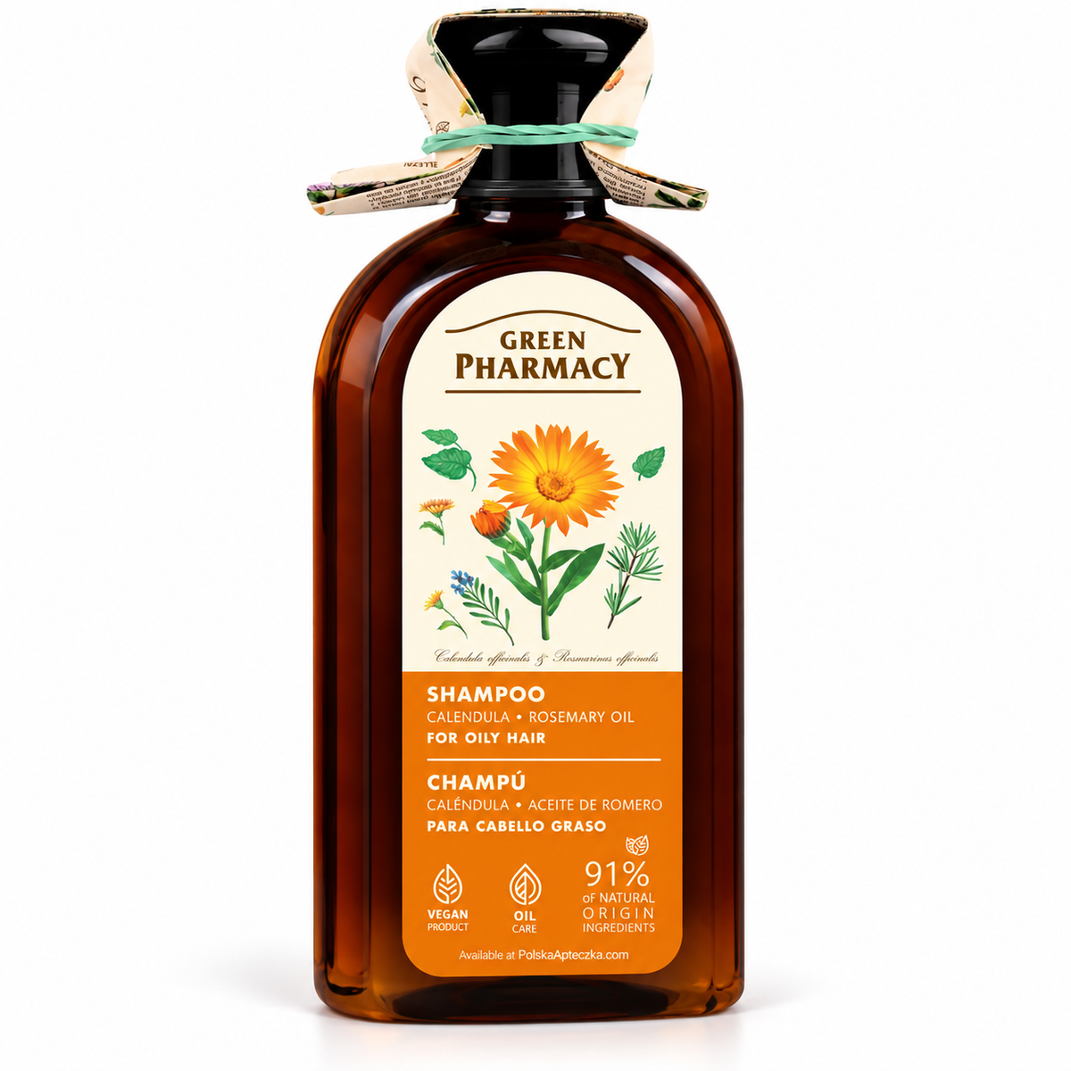 Green Pharmacy Calendula & Rosemary Oil Shampoo 350 ml — product front