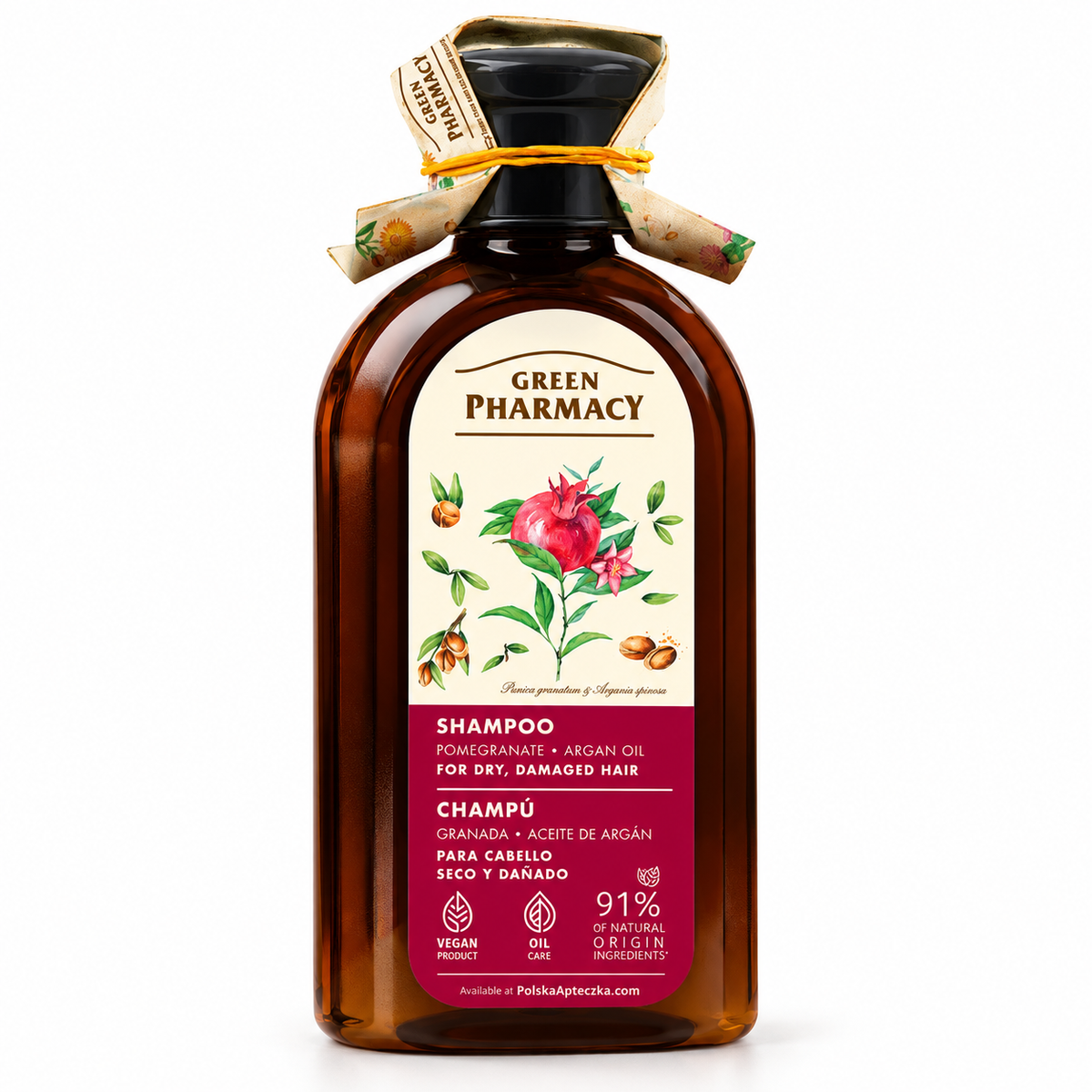 Green Pharmacy Argan Oil & Pomegranate Shampoo 350 ml — product front