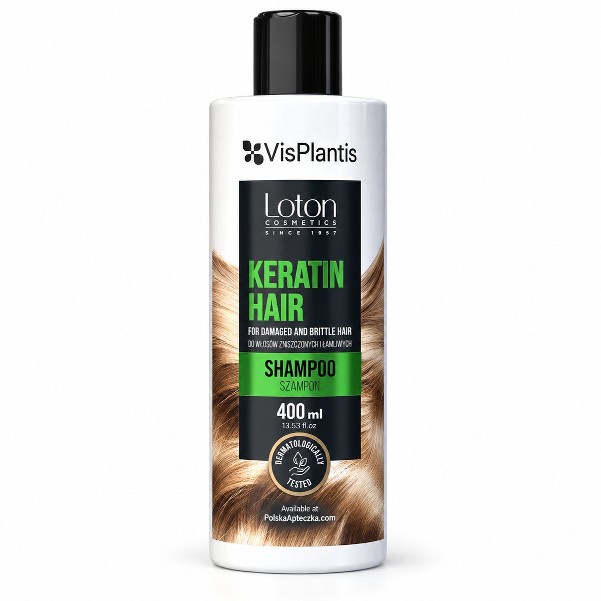 Vis Plantis Loton Keratin Shampoo for Damaged Hair 400 ml — product front