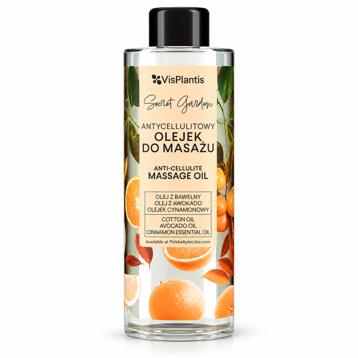 Vis Plantis Secret Garden Anti-Cellulite Massage Oil 200 ml — product front
