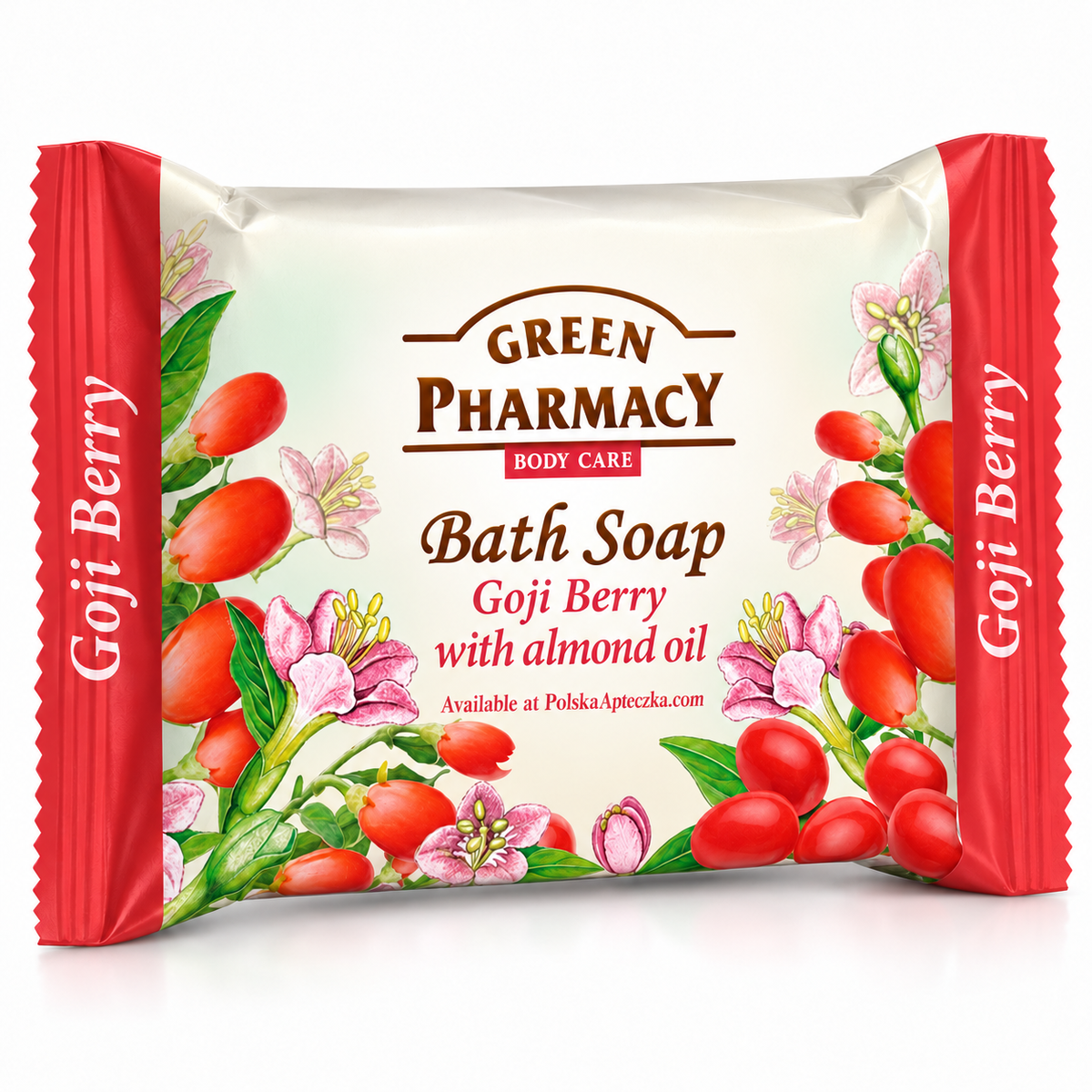 Green Pharmacy Goji Berry & Almond Oil Bar Soap 100 g — product front