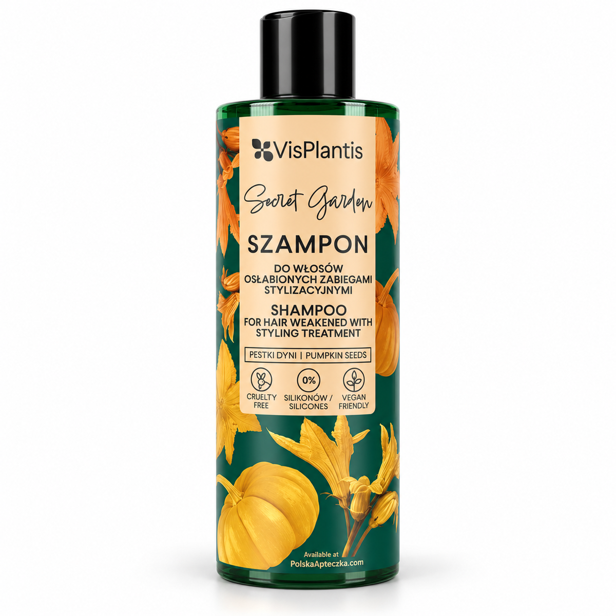 Vis Plantis Secret Garden Pumpkin Seed Oil Shampoo 400 ml — product front