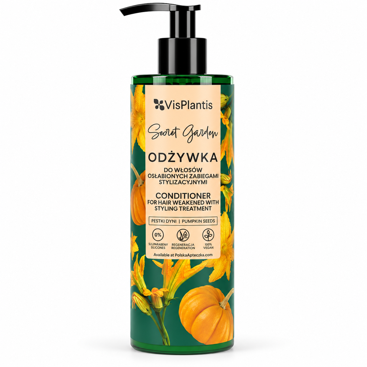 Vis Plantis Secret Garden Pumpkin Seed Oil Conditioner 400 ml — product front