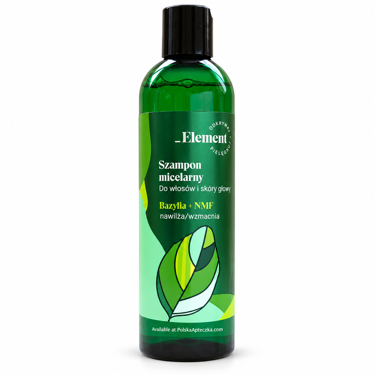 Vis Plantis Basil Element Basil & NMF Micellar Shampoo, 300 ml / Basil Element Bazylia i NMF – Szampon micelarny do włosów i skóry głowy, 300 ml