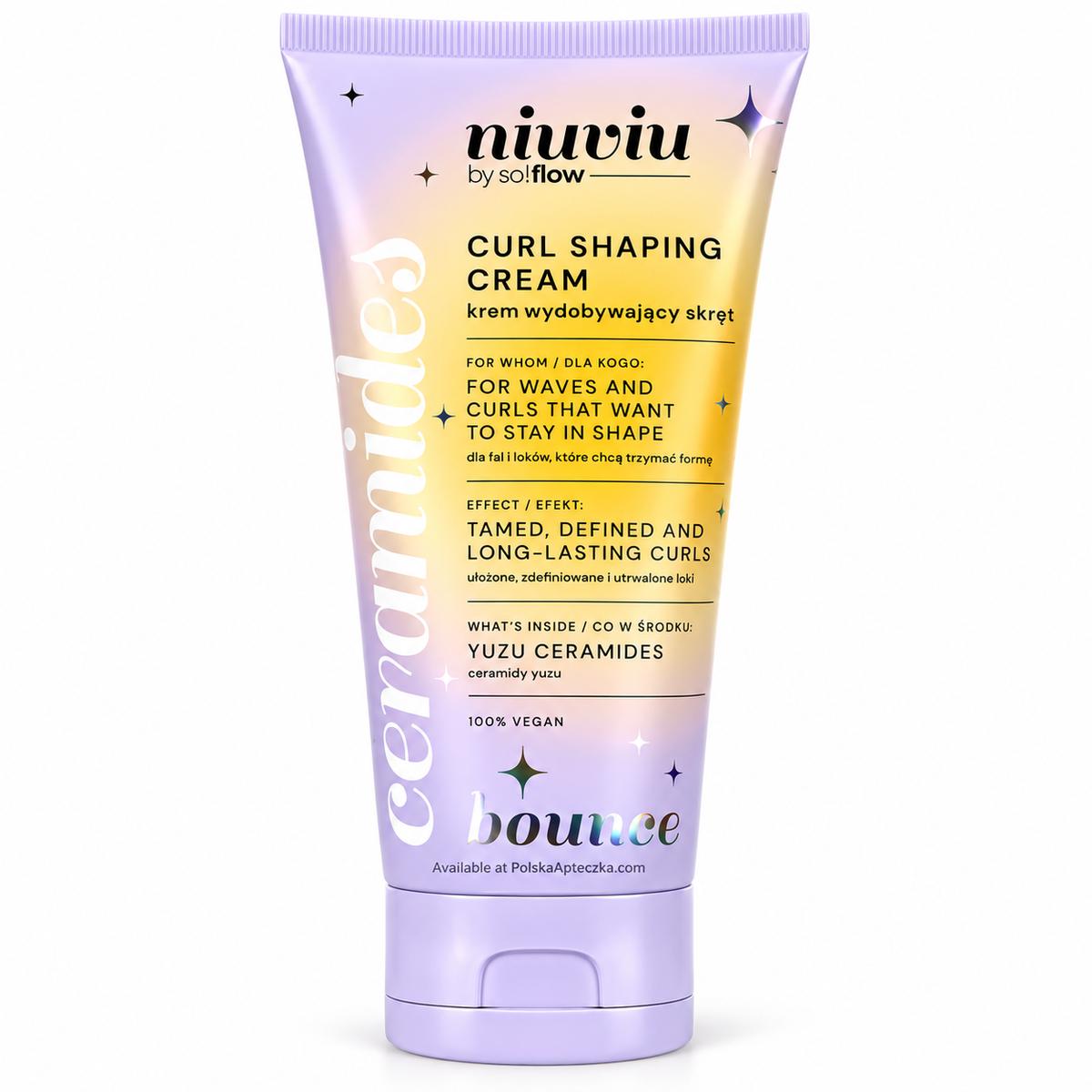 NIUVIU Curl Shaping Cream for Waves & Curls, 150 ml / Krem modelujący do fal i loków, 150 ml