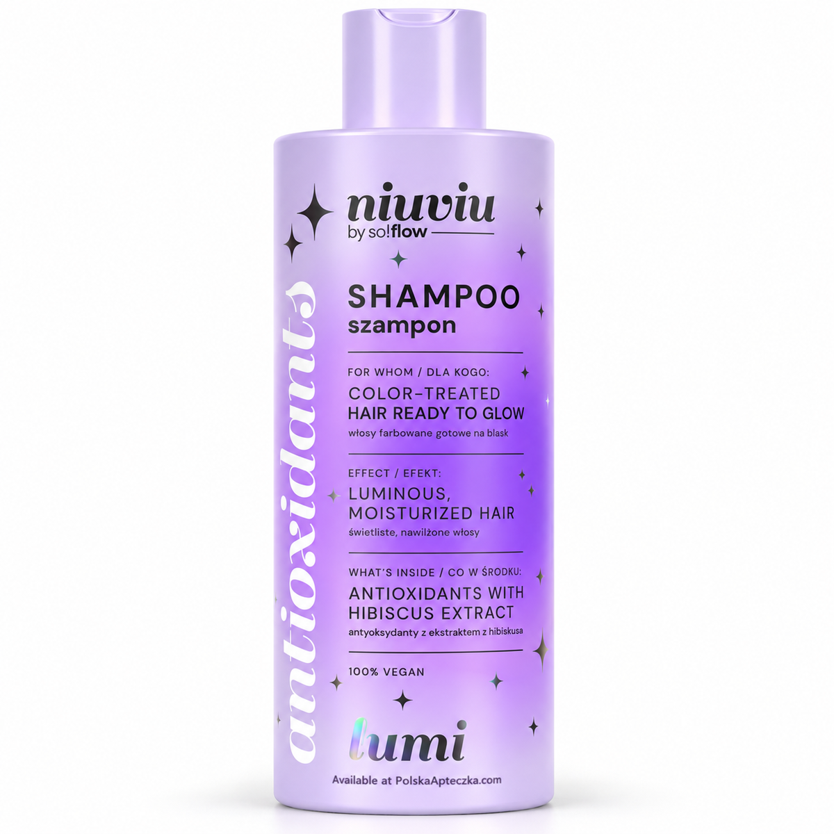 NIUVIU Shine Shampoo for Color-Treated Hair, 300 ml / Szampon do włosów farbowanych bez blasku, 300 ml
