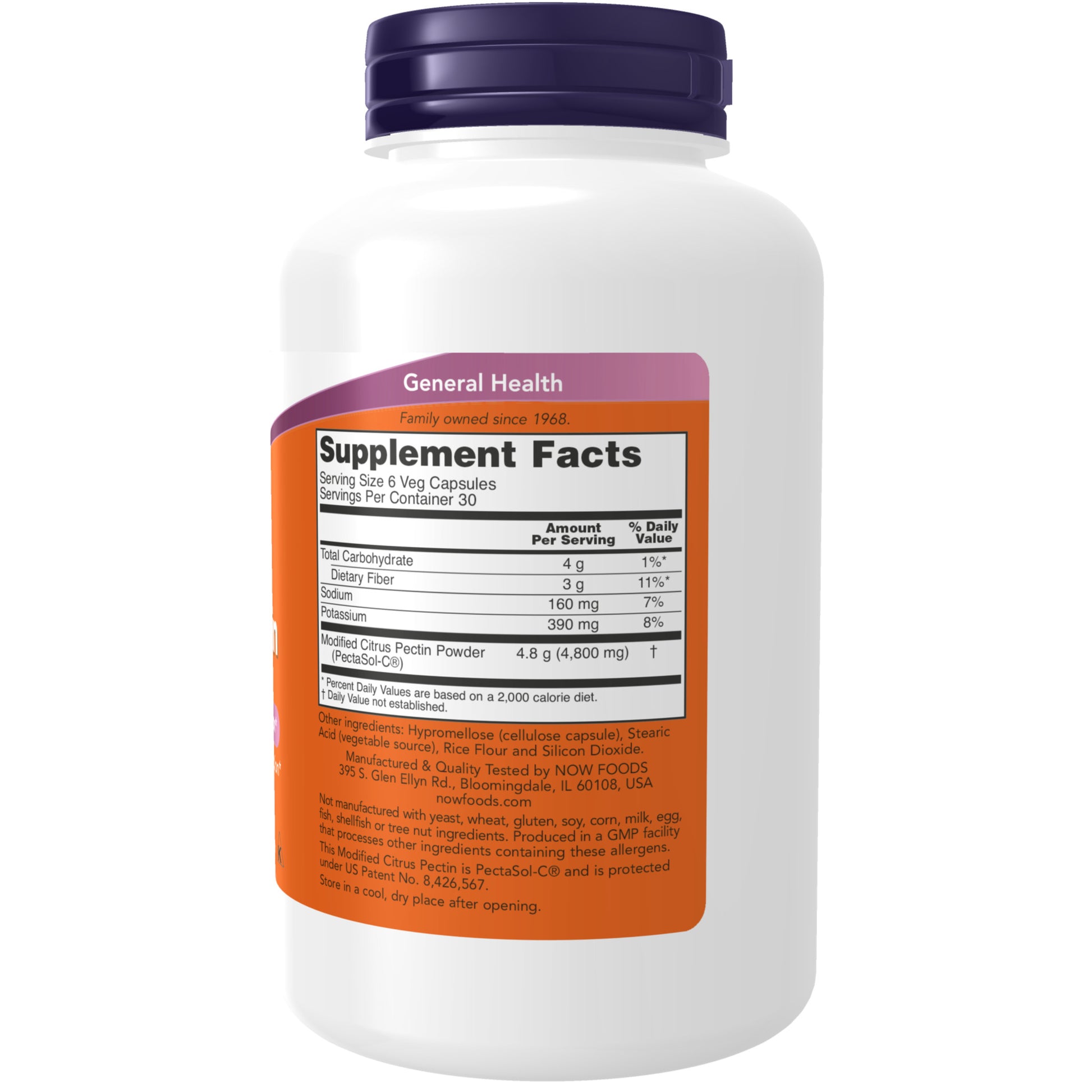 Modified Citrus Pectin 800mg 180 Veg Capsules Apteczka Proton