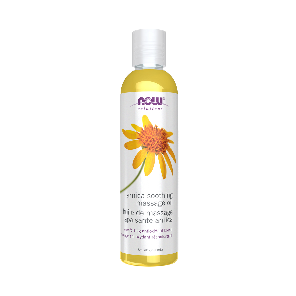 NOW Foods Arnica Soothing Massage Oil - 8 fl. oz. / Arnica Soothing Massage olejek - 8 fl oz
