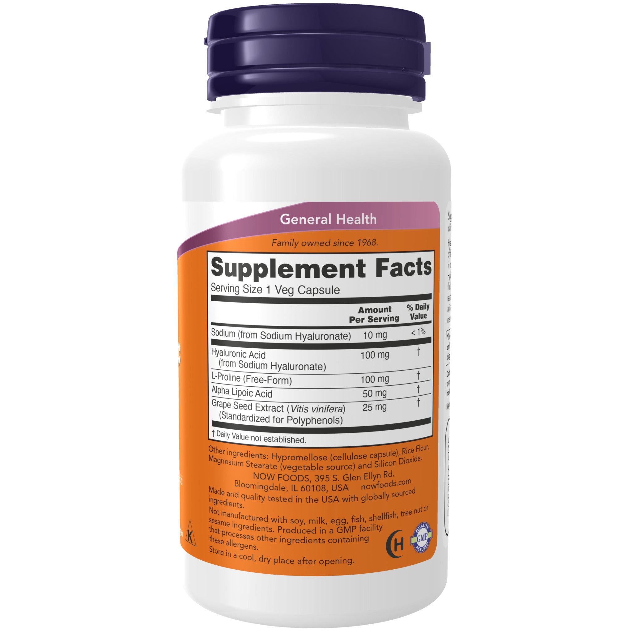 Hyaluronic Acid, Double Strength 100mg