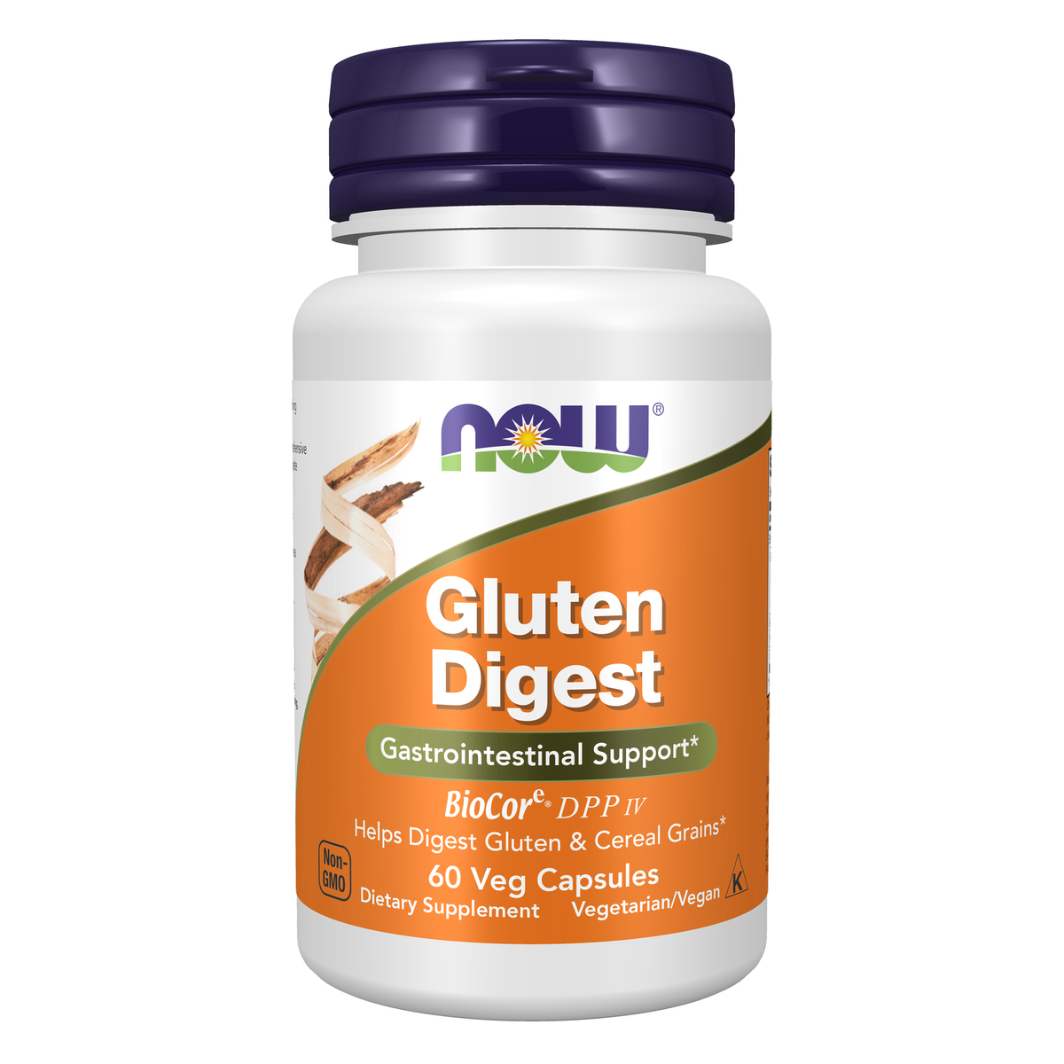NOW Foods Gluten Digest - 60 Veg Capsules / Gluten Digest - 60 kapsułek roślinnych