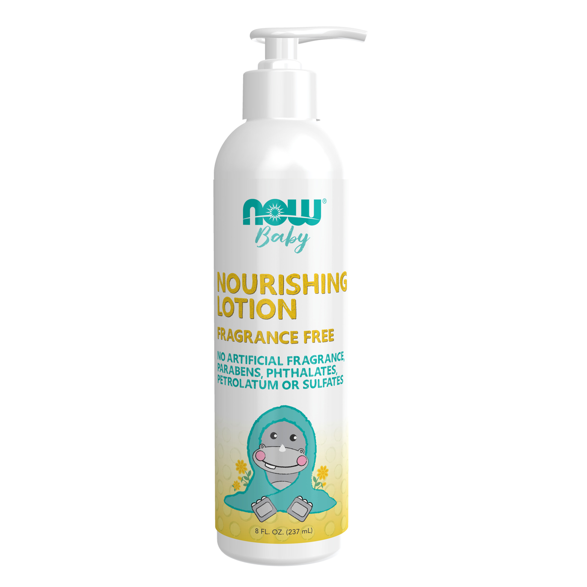 NOW Foods Nourishing Baby Lotion, Fragrance Free - 8 fl. oz. / odżywczy dla niemowląt balsam, bez dodatków zapachowych - 8 fl oz