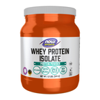 NOW Foods Whey Protein Isolate, Unflavored Powder - 1.2 lb. / izolat białka serwatkowego, proszek bez dodatków smakowych - 1.2 lb.