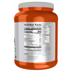 NOW Foods Pea Protein, Organic Powder - 1.5 lbs. – Right label / Etykieta producenta