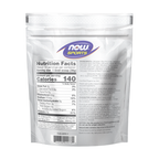 NOW Foods Plant Protein, Organic Creamy Chocolate Powder - 1.2 lbs. – Back label / Etykieta producenta