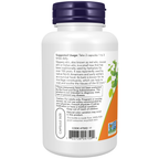 NOW Foods Slippery Elm 400 mg - 100 Veg Capsules – Left label / Etykieta producenta