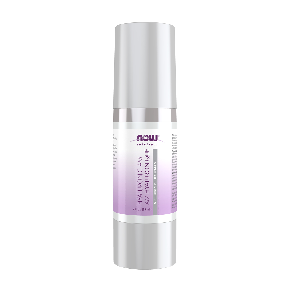 NOW Foods Hyaluronic AM Moisturizer - 2 fl. oz. / Hyaluronic AM preparat nawilżający - 2 fl oz