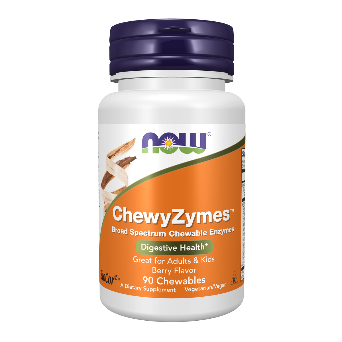 NOW Foods ChewyZymes - 90 Chewables / ChewyZymes - 90 tabletek do żucia