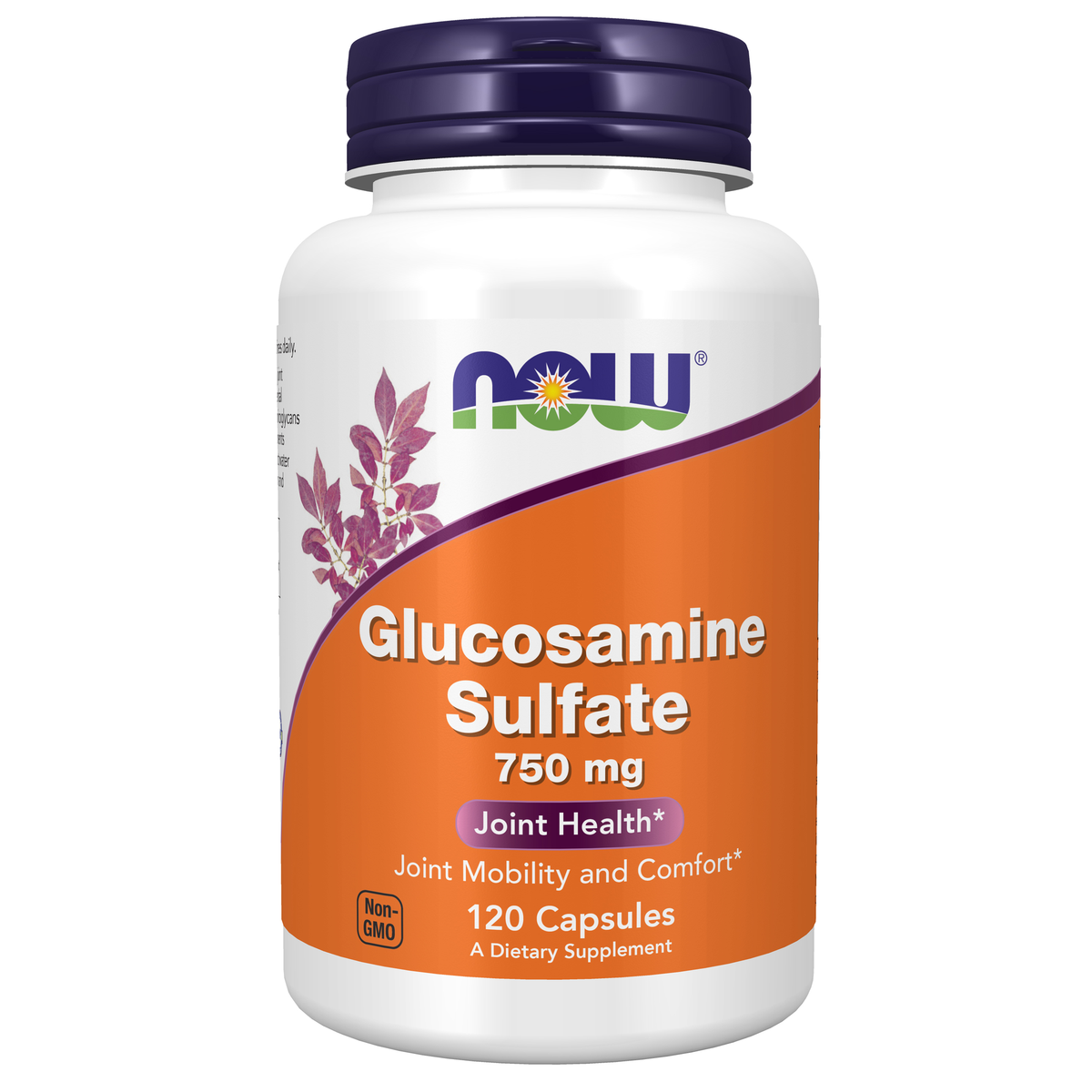 NOW Foods Glucosamine Sulfate 750 mg - 120 Capsules / glukozamina Sulfate 750 mg - 120 kapsułek