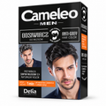 Delia Cameleo Men Anti-Grey Hair Color Black & Dark Brown Kit | Delia Cameleo Men Odsiwiacz do włosów czarnych i ciemnobrązowych zestaw