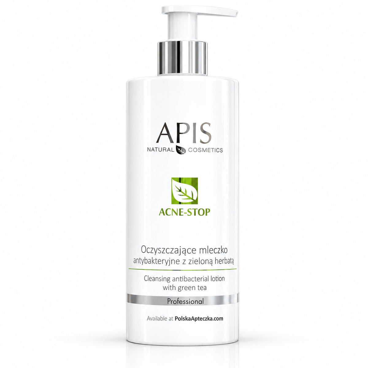 Acne-Stop Green Tea Cleansing Milk, 500 ml – APIS / Acne-Stop Oczyszczające mleczko z zieloną herbatą, 500 ml – APIS
