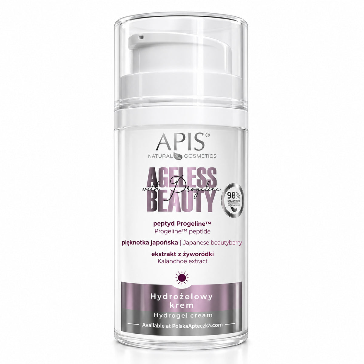 Ageless Beauty Progeline Hydrogel Day Cream, 50 ml – APIS / Ageless Beauty Hydrożelowy krem na dzień z progeliną, 50 ml – APIS