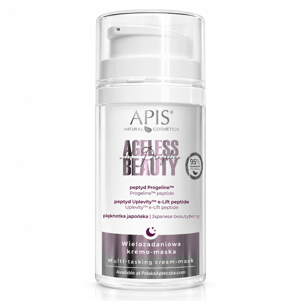 Ageless Beauty Progeline Night Cream-Mask, 50 ml – APIS / Ageless Beauty Wielozadaniowa kremo-maska na noc z progeliną, 50 ml – APIS