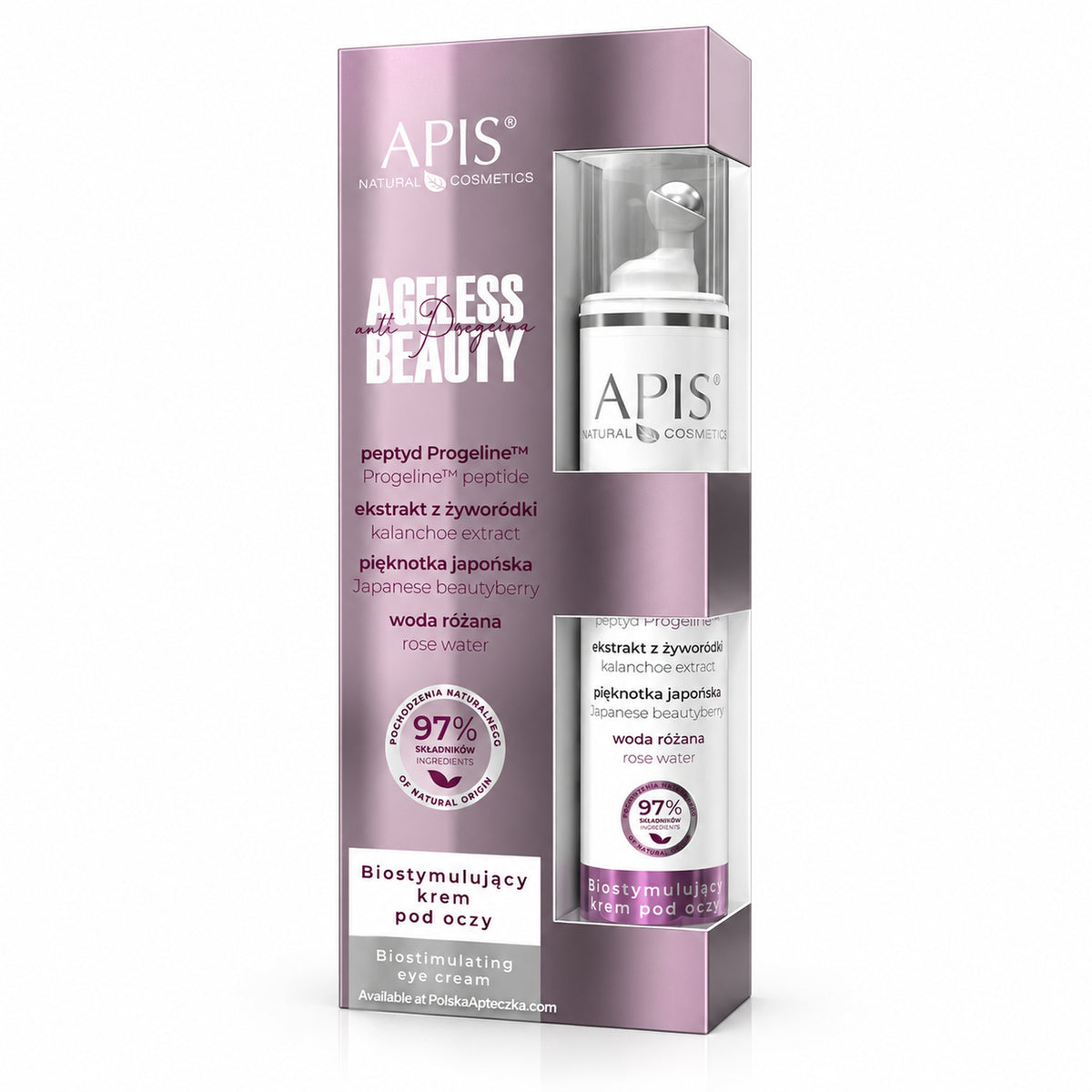 Ageless Beauty Progeline Eye Cream, 10 ml – APIS / Ageless Beauty Krem pod oczy z progeliną, 10 ml – APIS