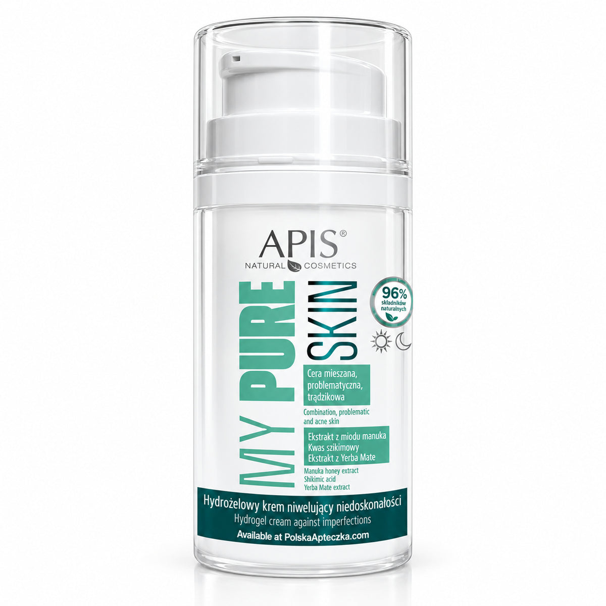 My Pure Skin Hydrogel Cream for Blemish-Prone Skin, 50 ml – APIS / My Pure Skin Hydrożelowy krem niwelujący niedoskonałości, 50 ml – APIS