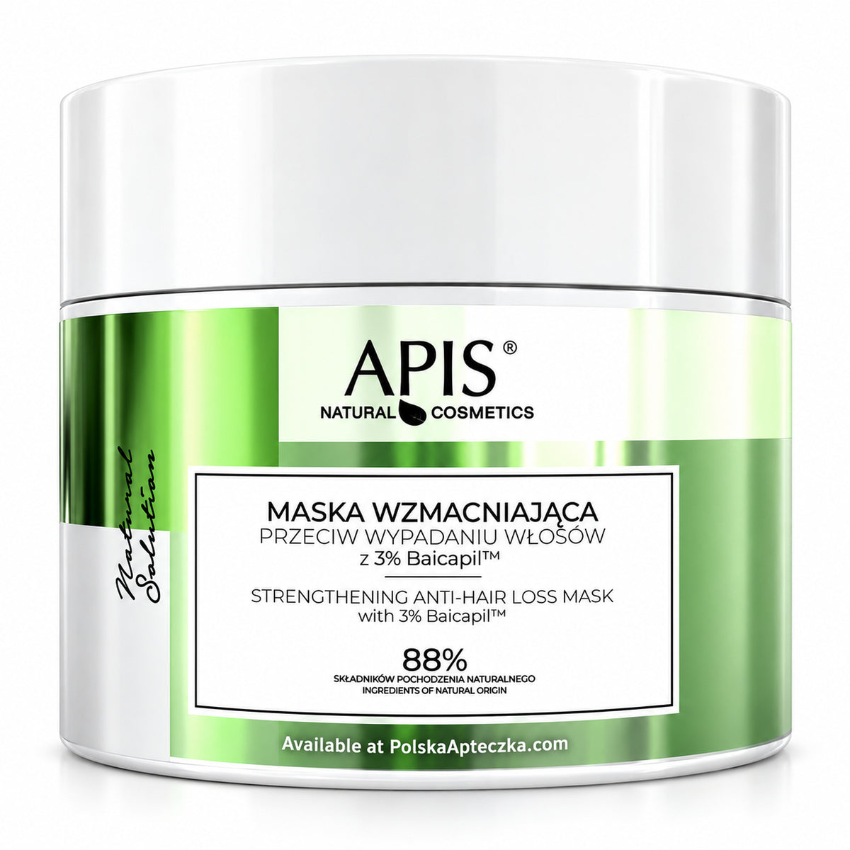 Natural Solution Strengthening Hair Mask, 200 ml – APIS / Natural Solution Maska wzmacniająca do włosów, 200 ml – APIS